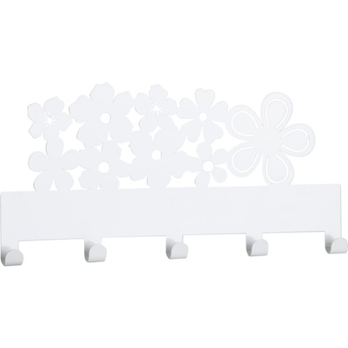 Percha Con 5 Colgadores Blanco