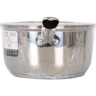 Cazo 18cm Acero Inducción Con Tapa