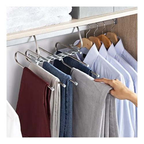 20 Perchas Múltiples Para Pantalones 5 en 1 Havs