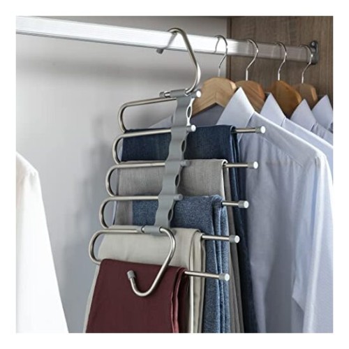 20 Perchas Múltiples Para Pantalones 5 en 1 Havs