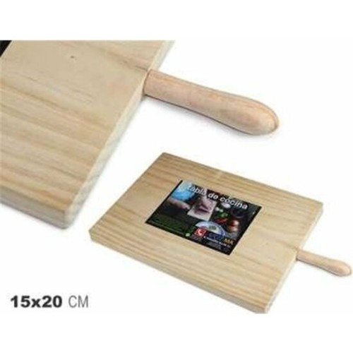 Tabla de Cortar Madera Rectangular 15x20cm