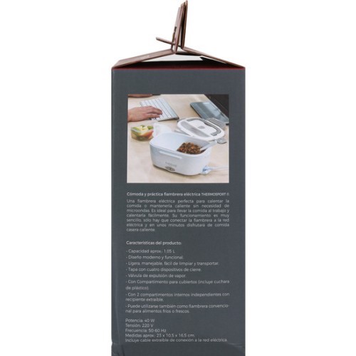 Fiambrera ElÉctrica 1050ml Quttin