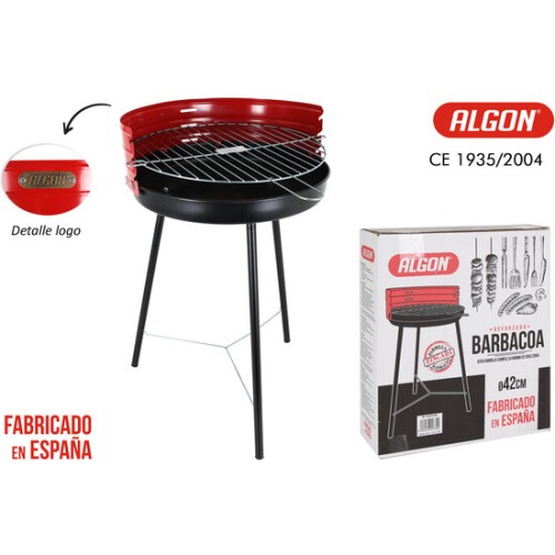 Barbacoa Redonda con Refuerzo 42cm Algon