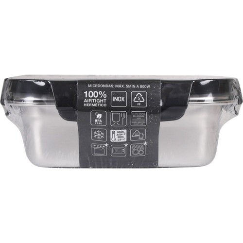 Steel Food Container 0.6L Microwave Oven Quttin