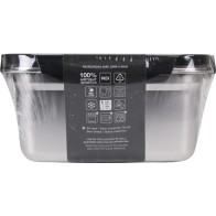 Fiambre Acero 2.6L Microondas Quttin
