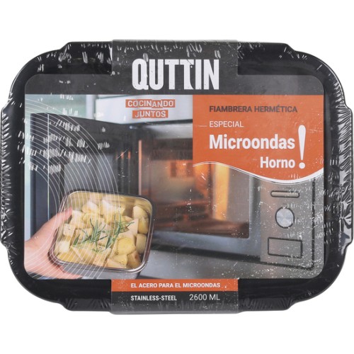Fiambre Acero 2.6L Microondas Quttin
