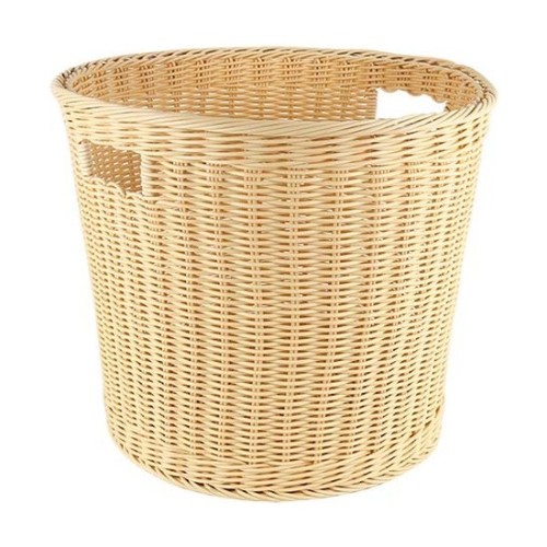 Beige PP Laundry Basket 42x36cm
