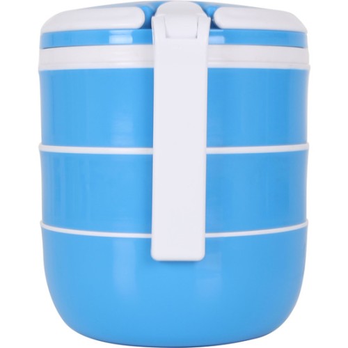 Set of 3 Stackable Thermo Food Containers in Assorted Colors