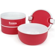 Set de 3 Fiambreras Termo Apilables en Colores Surtidos