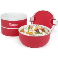 Set de 3 Fiambreras Termo Apilables en Colores Surtidos
