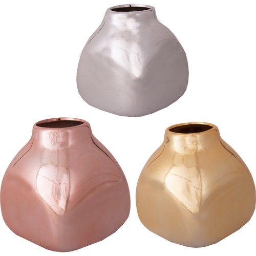 Assorted Ceramic Vase Set of 3