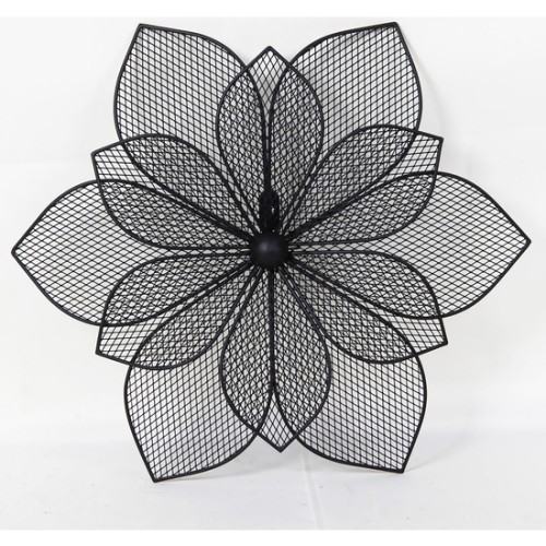 Figura Flor Hierro 40x35cm