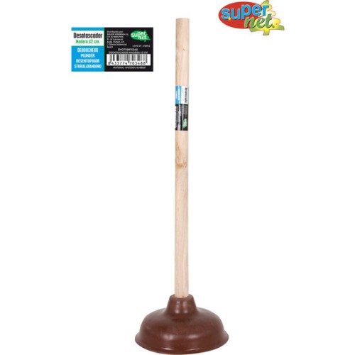 Supernet Wooden Plunger 42cm