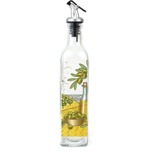 Aceitera de Vidrio 500ml con Tapón