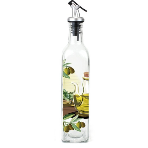 Aceitera de Vidrio 500ml con Tapón