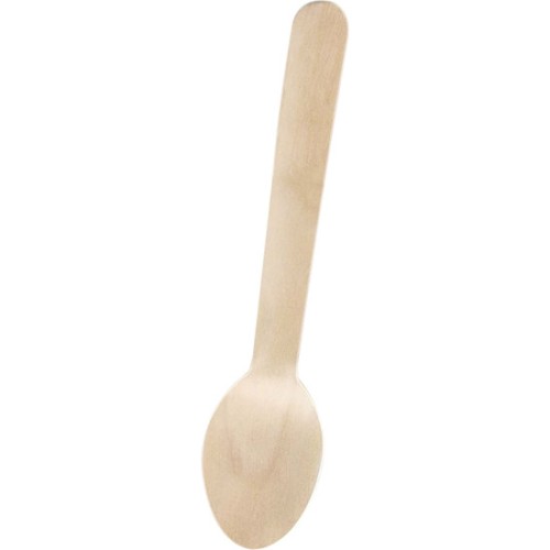 Set 12 Cucharas Desechables de Madera