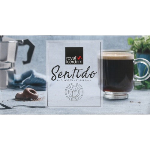 Set de 6 tazas de desayuno 37cl 'Sentido'