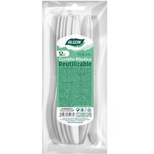 Set-12 Cuchillo Medium 19.6cm Algon