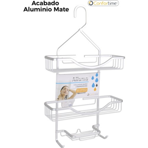 Bathroom Hook with 3 Shelves Alluma Confortime