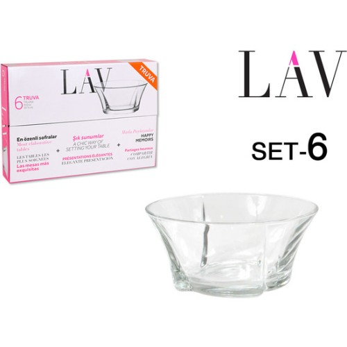 Set of 6 295cc Bowls 12cm for Serving