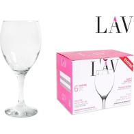 Set of 6 Empire Water Goblets 340cc