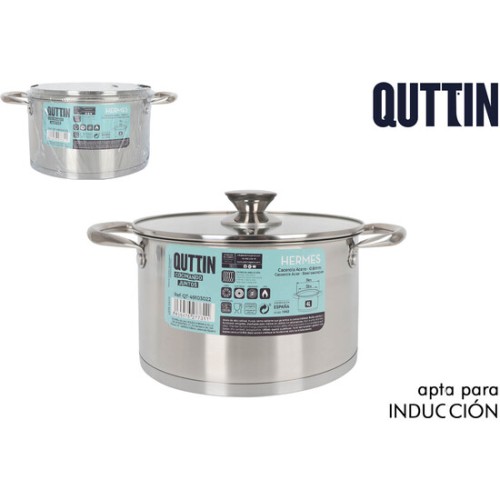 22cm Stainless Steel Casserole Hermes QT for Cooking