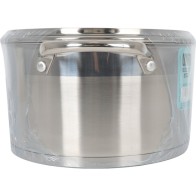 Cacerola 22cm Acero Inoxidable Hermes QT para Cocinar