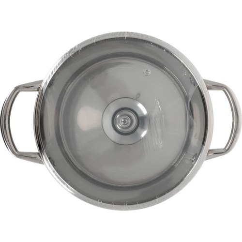 Cacerola 22cm Acero Inoxidable Hermes QT para Cocinar