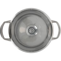 Cacerola 22cm Acero Inoxidable Hermes QT para Cocinar