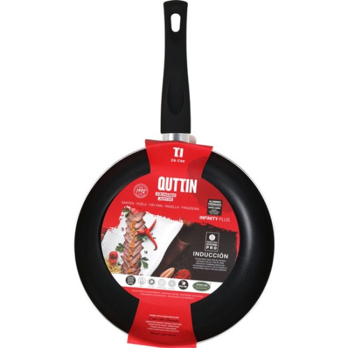 26cm Red Soft Frying Pan T.Infinity Pl Quttin