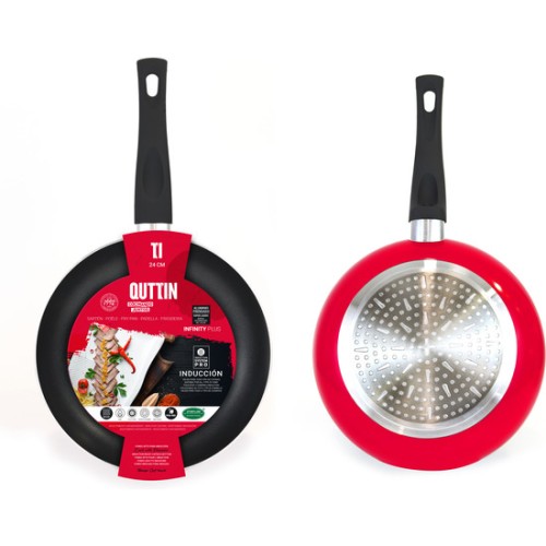 26cm Red Soft Frying Pan T.Infinity Pl Quttin