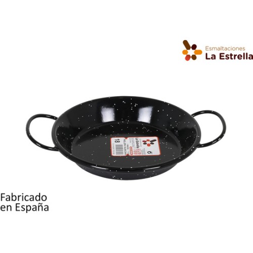 Paellera Valenciana Jaspeada 18cm