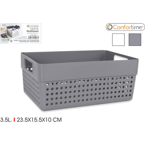 23.5x15.5x10cm Multi-Purpose Basket Confortime