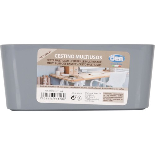 Cesta Multiusos 4s 19x13.5x8cm Confortime