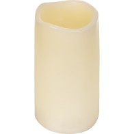 Medium Ivory Cylindrical LED Candle