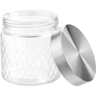830ml Glass Jar with Steel Lid Relief Anna