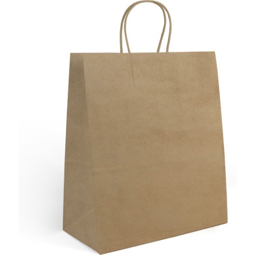 Set of 3 Kraft Paper Bags 26x14x31cm Algon