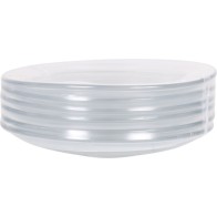 Set of 6 Transparent Plates 134cm Gigogne