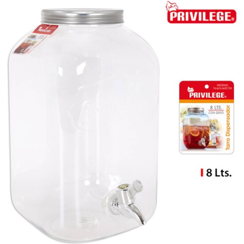 Tarro Dispensador C/grifo Privilege