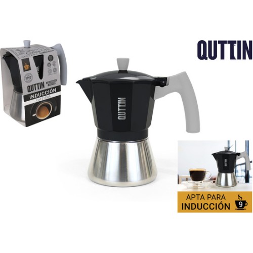 Quttin 9 Serving Induction Cafetera for Quality Coffee