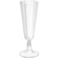 Set of 50 Transparent Cava Glasses 150cc Algon