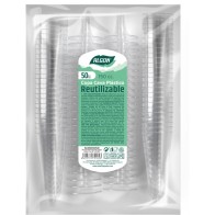 Set of 50 Transparent Cava Glasses 150cc Algon