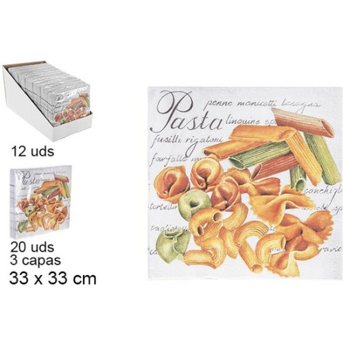 Pack of 20 3-Ply Decorated Napkins