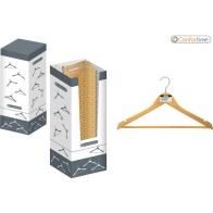Percha de madera 43,5x23cm Confortime - 1 unidad