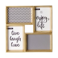 Wooden DM Multiphoto Frame