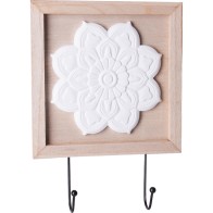 Flower Hook Hanger with 2 Hooks DM