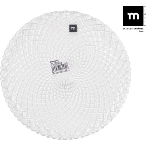 Diamond Round Serving Platter Ø31cm Elegant Tableware