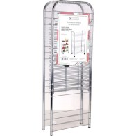 76cm Chromed Metal Vegetable Rack 4 Tiers