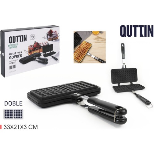 Double Waffle Mold Quttin Aluminum