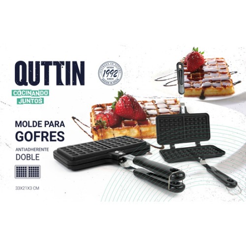 Double Waffle Mold Quttin Aluminum